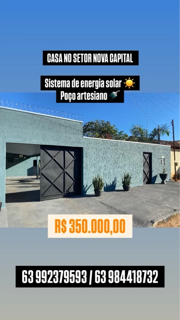 CASA À VENDA NO SETOR NOVA CAPITAL