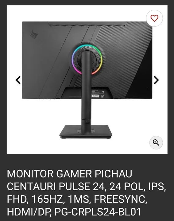 Monitor Gamer 24 Pichau Centauri Pulse  Full HD 165Hz - Foto 3