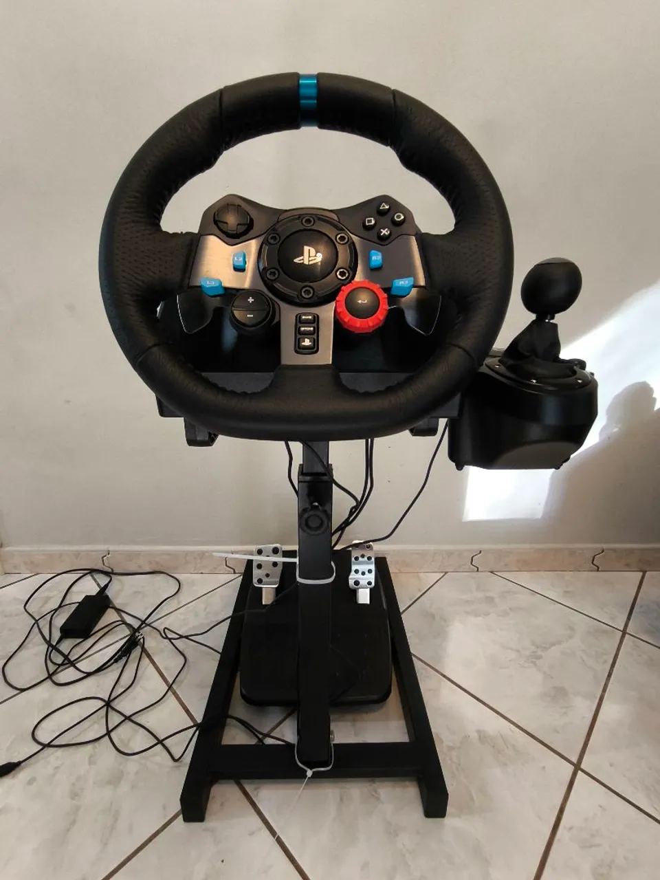 Volante Logitech G29 + Câmbio + Pedais - PS5/PS4/PC
