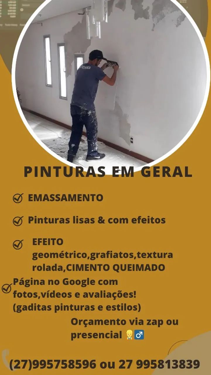 Pintor (bom preço, serviço de qualidade)
