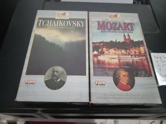 Fitas VHS - Grandes compositores clássicos.