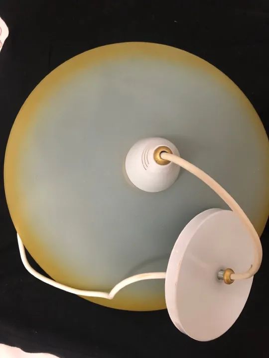 Luminária pendente de teto cúpula vidro  - Foto 4