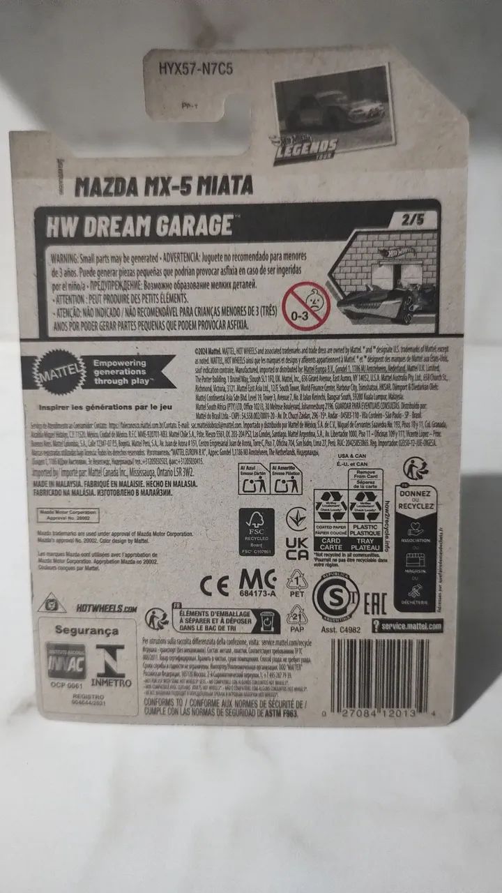 Hot Wheels Legends Tour 2025 Mazda MX-5 Miata - Foto 5