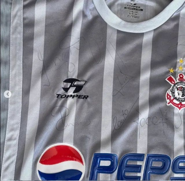Camiseta Corinthians Autografada - Foto 4