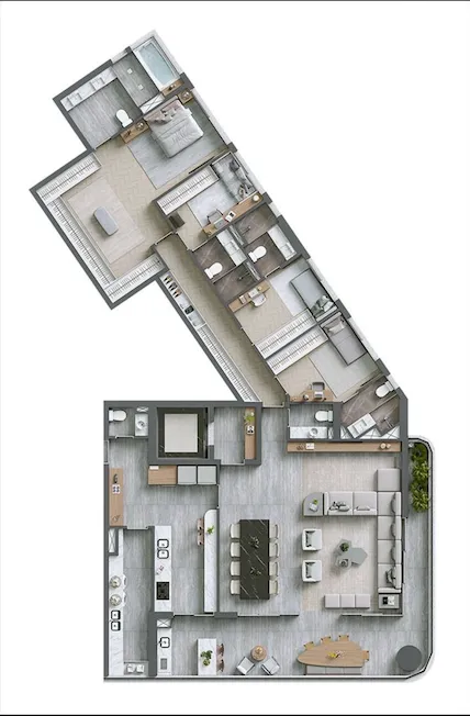 INFINITY ALPHAVILLE ALPHAGRAN 218 MTS 4 DORM