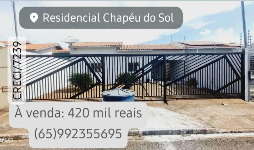 Imóvel residencial 03 quartos à venda no Chapéu do Sol