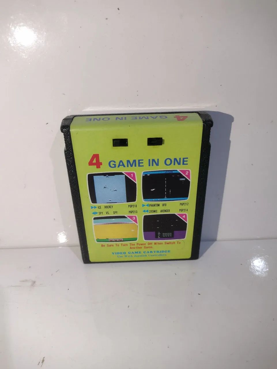 Atari cartridge with 4 games