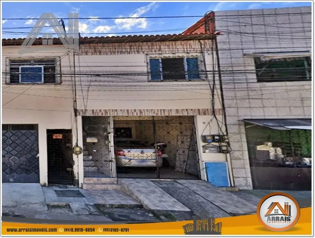 Casa com 2 dormitórios para alugar, 50 m² - Aerolândia - Fortaleza/CE