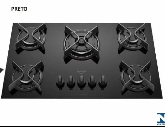 Cooktop 5bocas Preto 