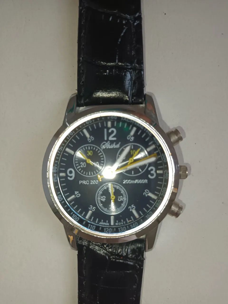 Relógio masculino pulseira preta - Foto 3