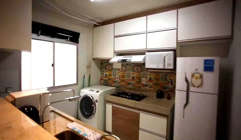 Locação anual, apartamento dois quartos no Costa Azul