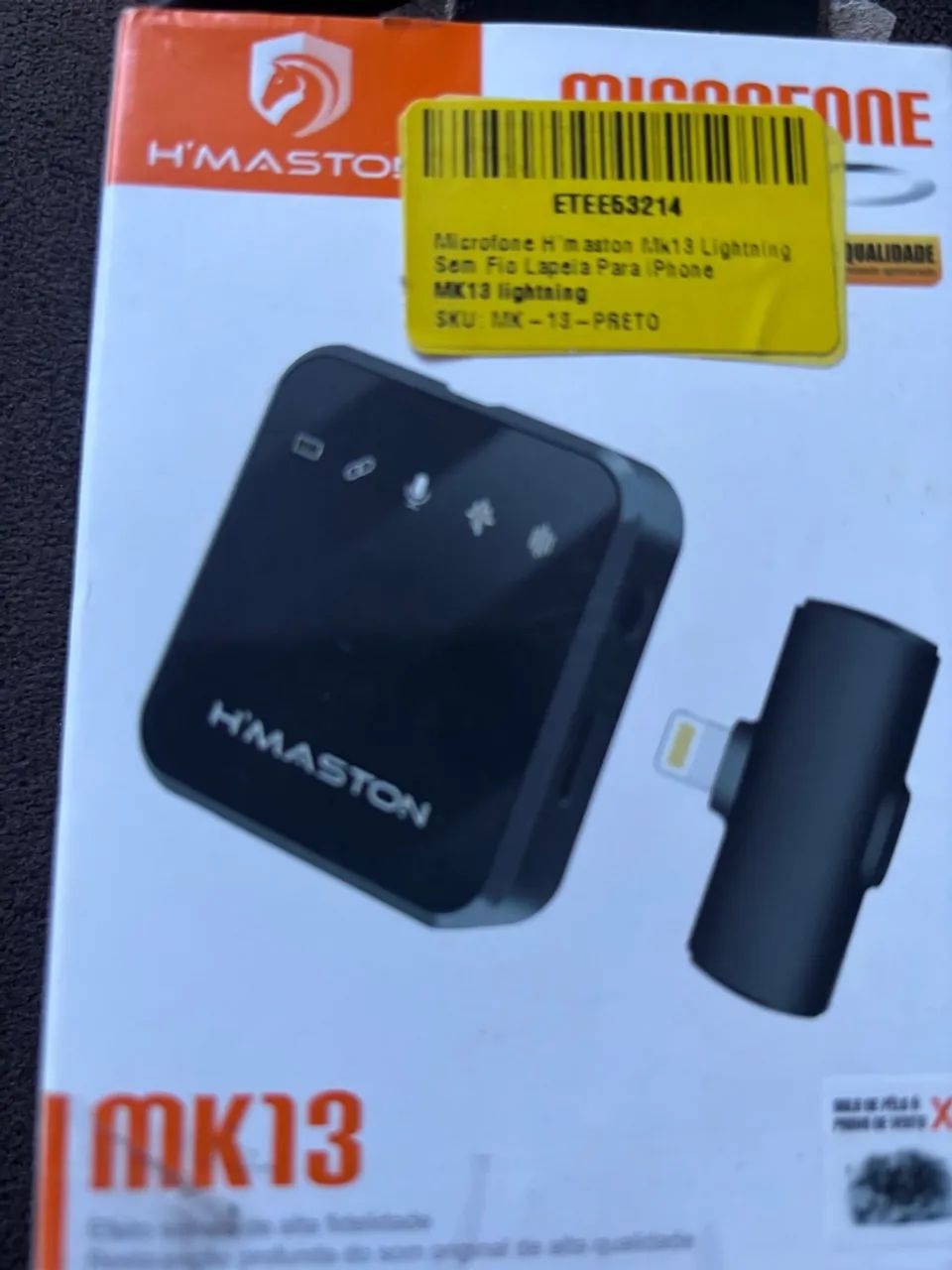 Microfone sem fio H'MASTON para IPhone até 14 - Foto 2