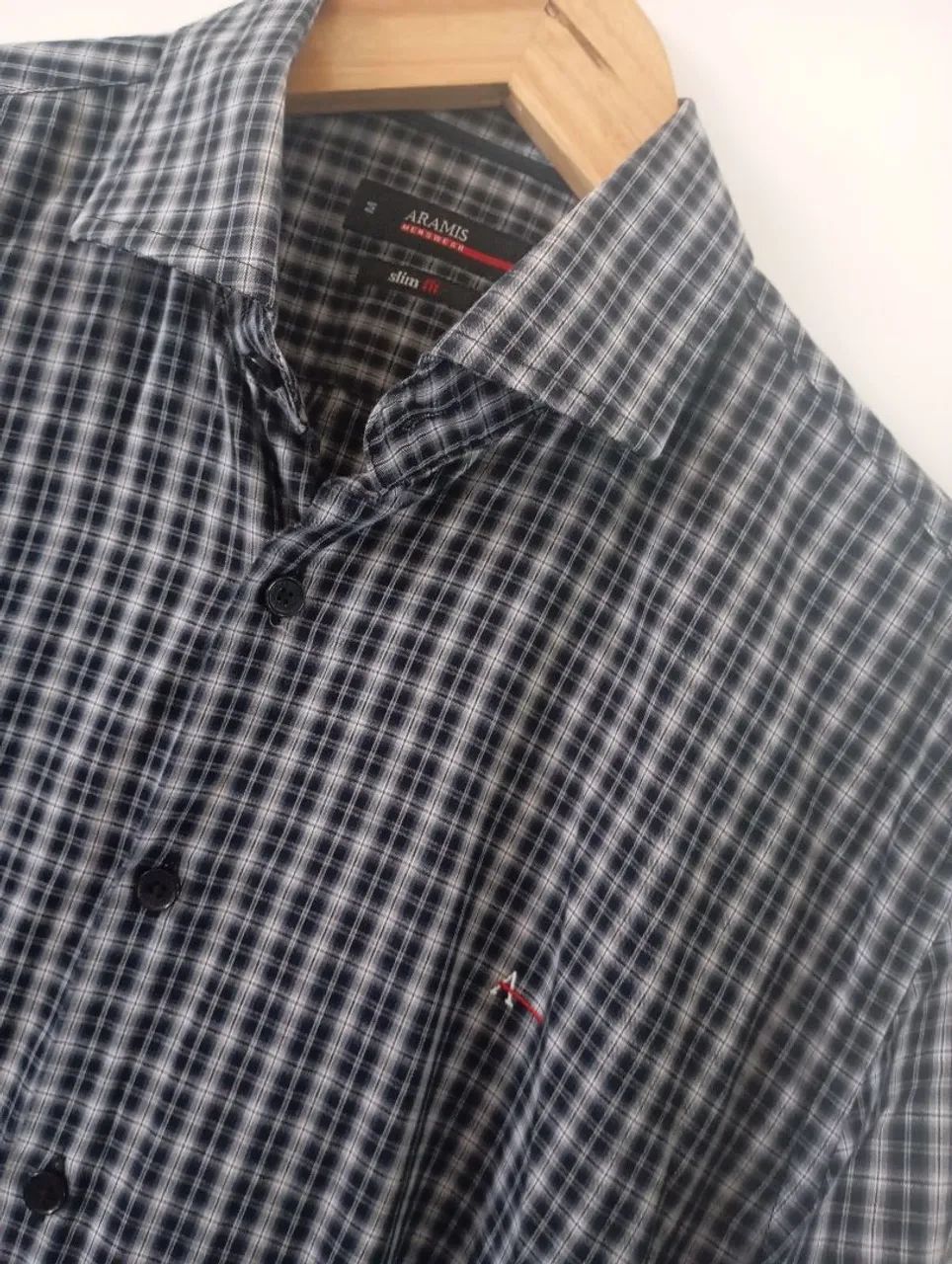 Camisa Xadrez Aramis Masculina - Foto 2
