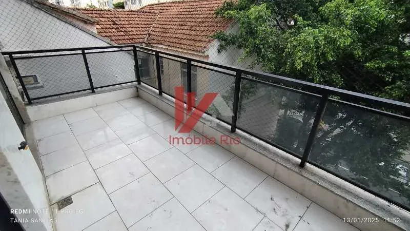 A Imóbile Rio vende apartamento 125m2 varanda 2 quartos suítes garagem Tijuca - Rio de Jan