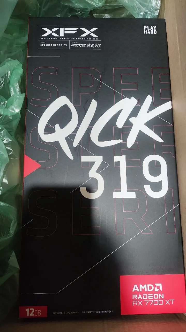 Placa de vídeo RX 7700 XT 12GB {Nunca usada}
