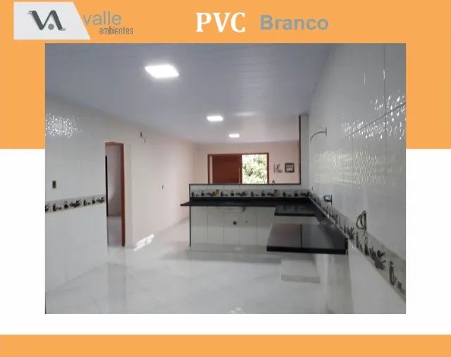 Forro PVC Branco ou Madeirado - Foto 3