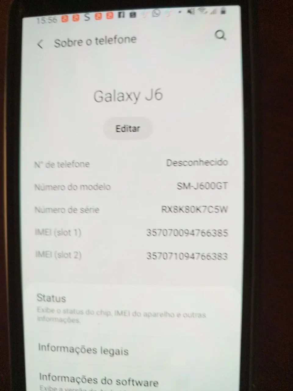 Celular Samsung j 6 GT semi novo 150.00 - Foto 2