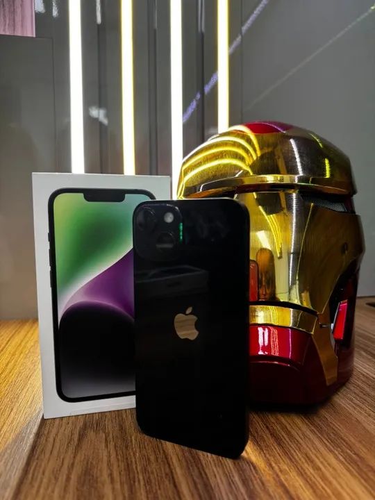 iPhone 14 128GB 90% saúde de bateria Midnight Sem marcas de uso - Foto 5