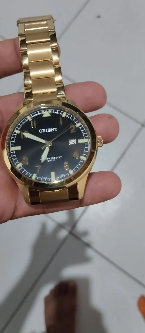 Relógio Orient Dourado - Foto 5