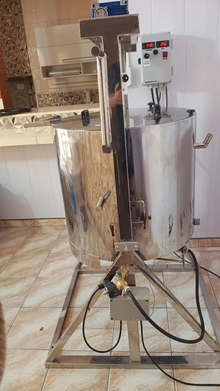 Tacho Cozedor PRSUL 100L - Duplo Aquecimento - 1 Mês de Uso! - Foto 4