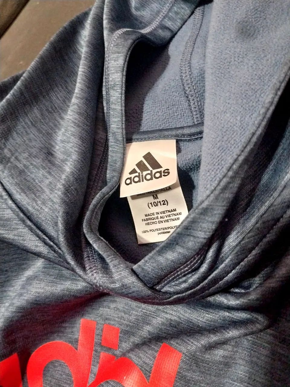 Moletom Adidas Infantil com Capuz - Foto 4