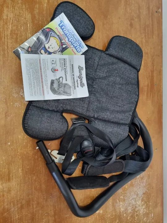 Cadeirinha Reclinável 0 a 25kg Matrix Evolution K Cinza Burigotto - Foto 4