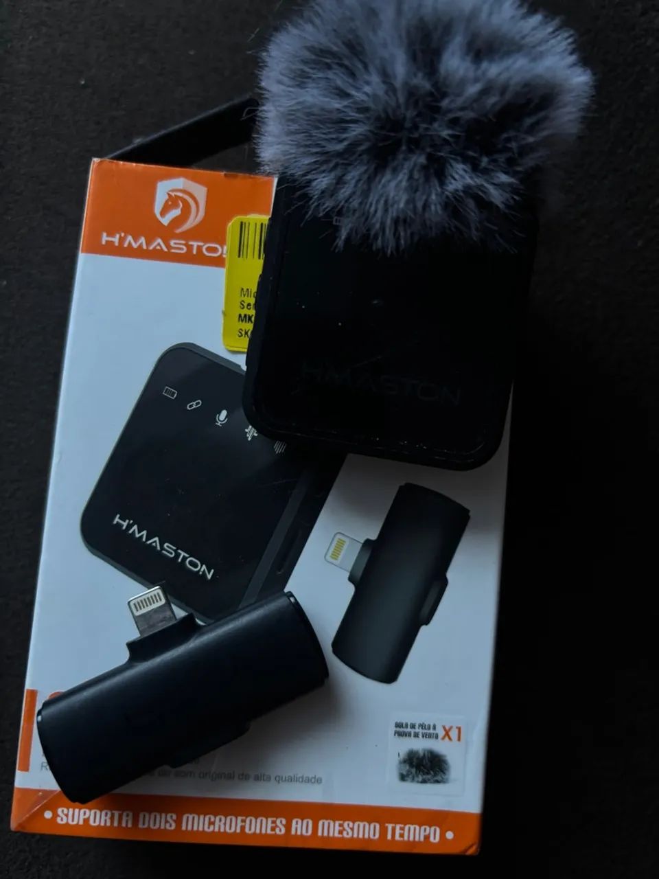 Microfone sem fio H'MASTON para IPhone até 14 - Foto 3