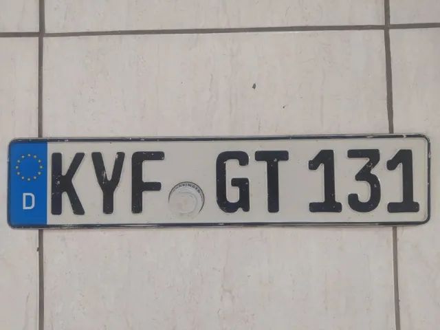 Placa,Carro,Alemanha,Original,Importada,Fiat,Ford,GM.VW,Onix,etc...  - Foto 4