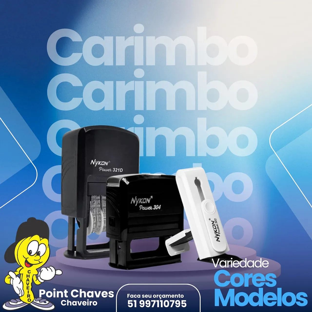 Carimbos automático & plástico  - Foto 2