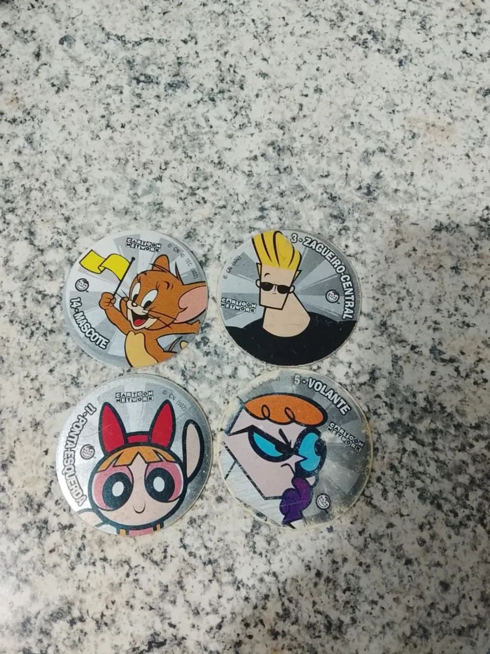 4 Original Cartoon Network Cup Tazos64750897589251120