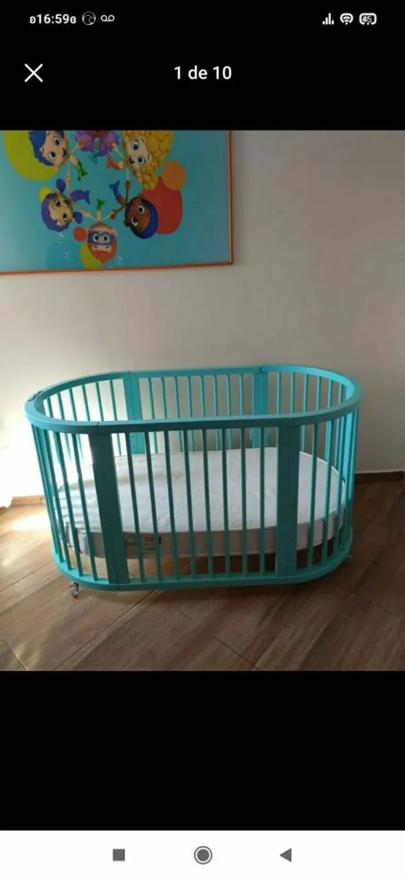 Berço crescer sleeper 4 em 1