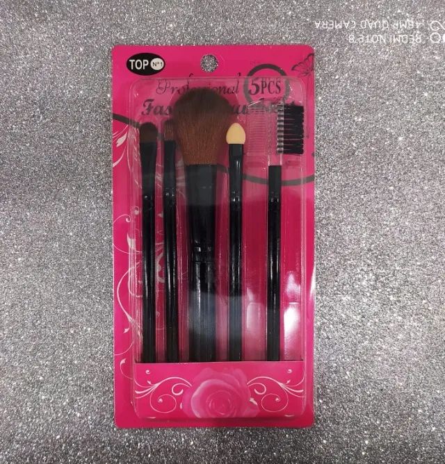 Kit Pinceis De Maquiagem Top 1 5pçs - Foto 2