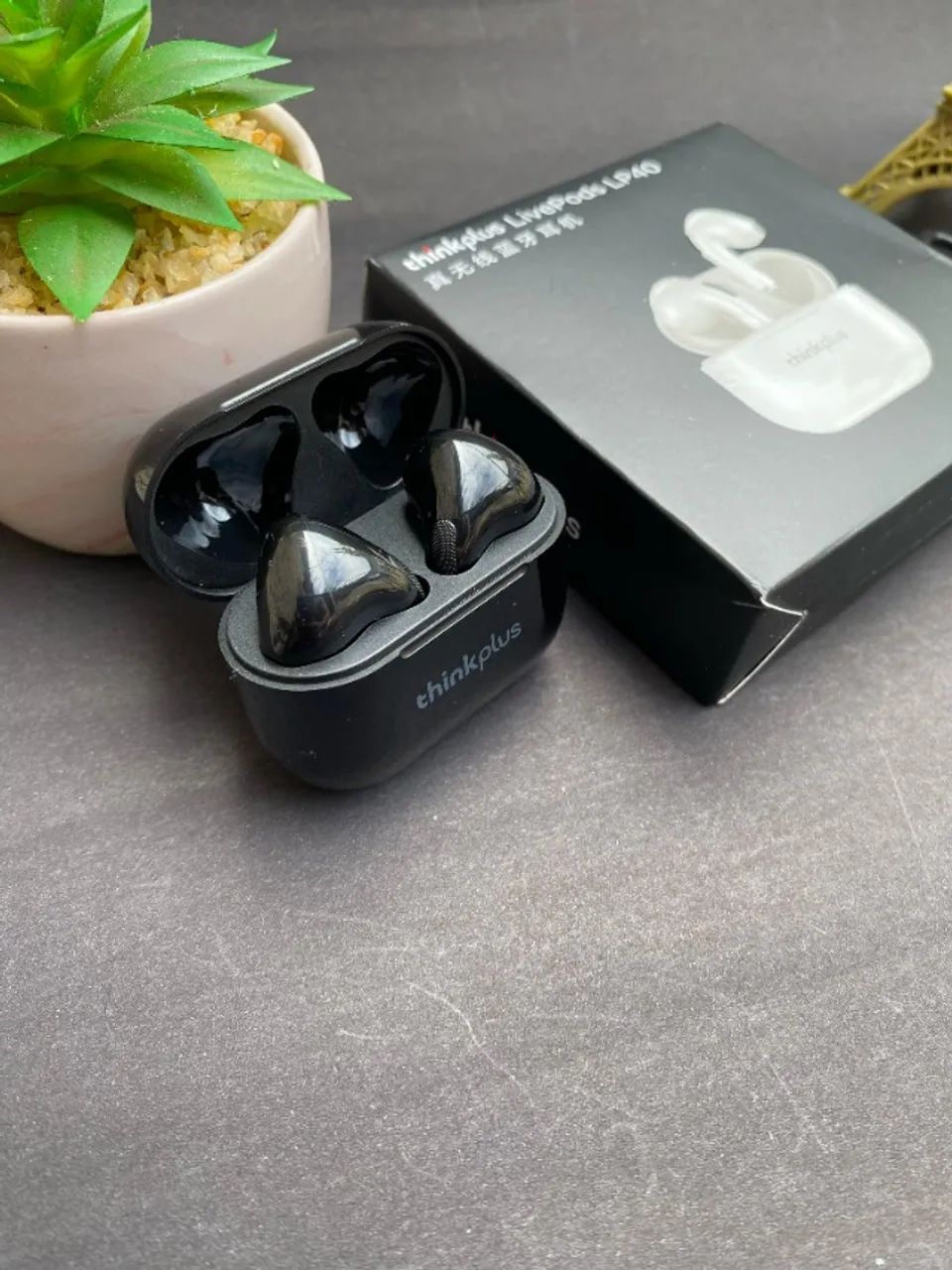 Fone De Ouvido Intra-auricular Sem Fio Lenovo Lp40 