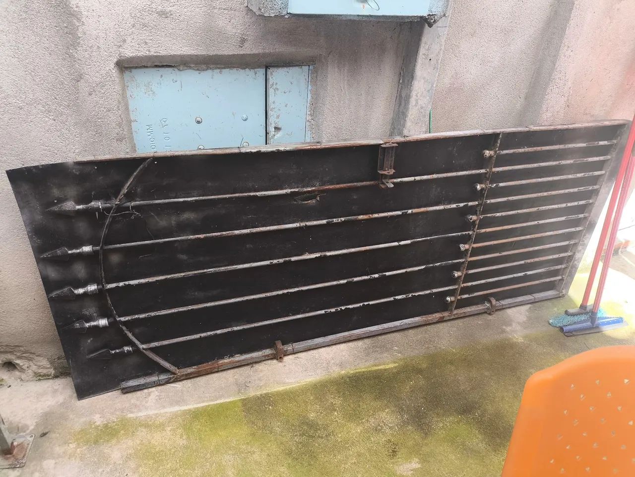 Portão social com chapa galvanizada64861278000771120