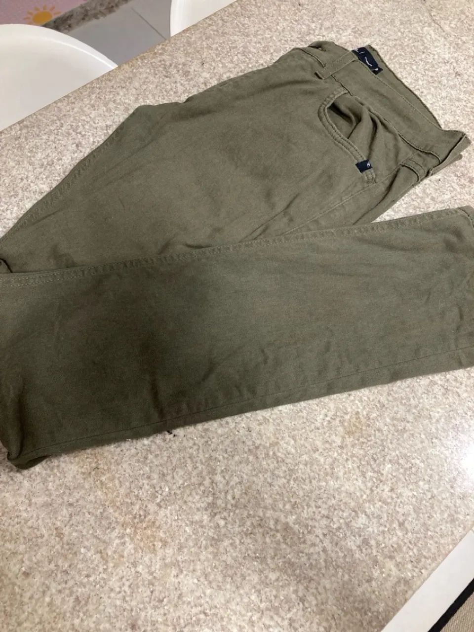 Calça Jeans Masculina Rip Cup Verde Militar - Foto 3
