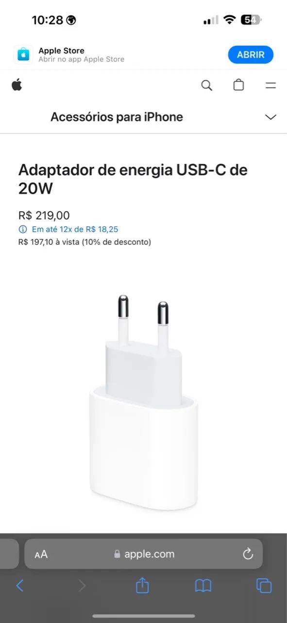 Fonte 20W 100% Apple Original Usb-C - Foto 5