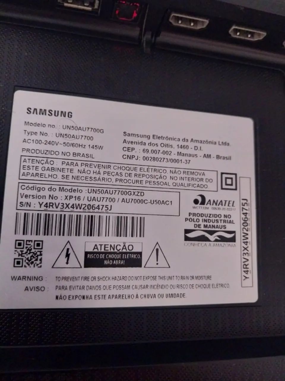 Smart TV Samsung Crystal UHD 4K de 50 polegadas - Foto 3