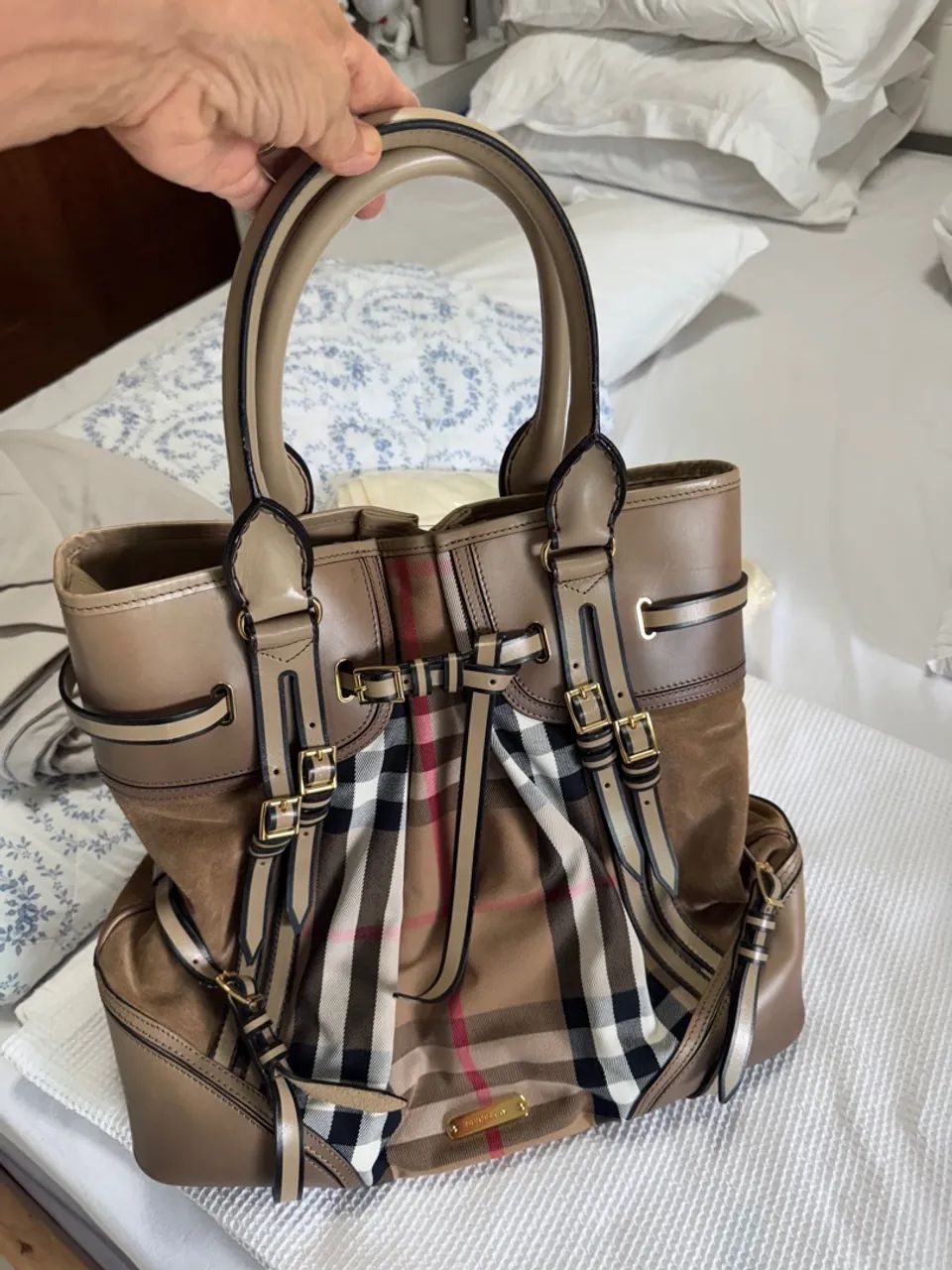 Bolsa de Ombro Burberry - Foto 4