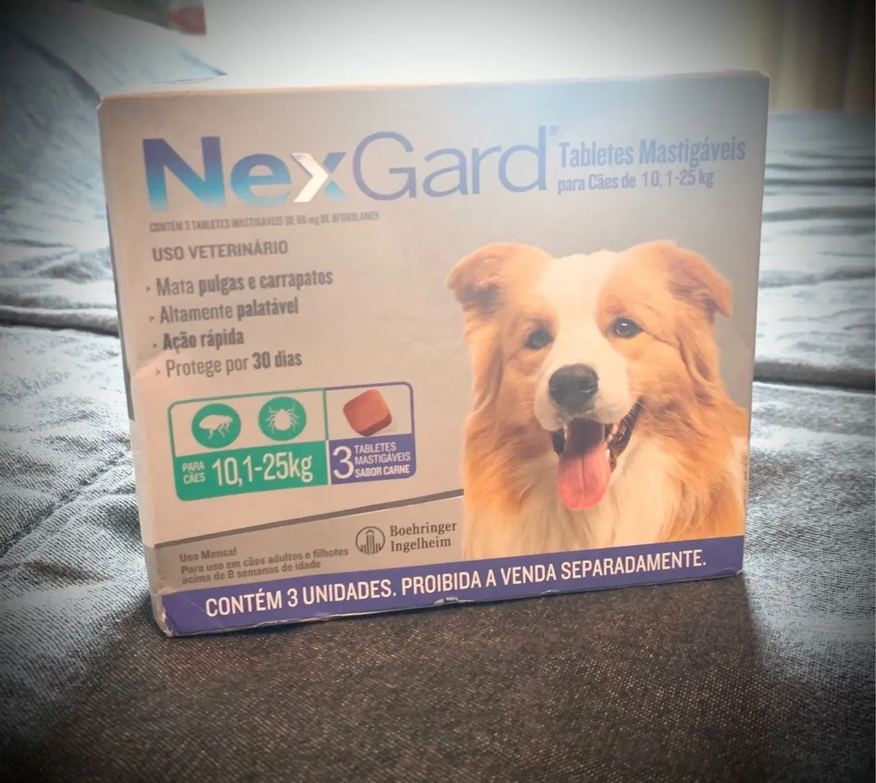NexGard para Cães 10,1-25kg com 3 
