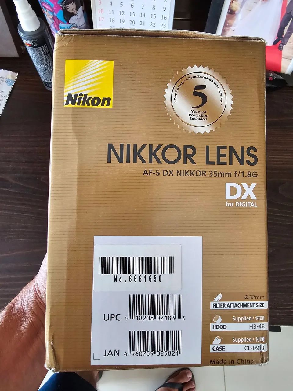 Lente Nikon AF-S NIKKOR 35mm 1:1.8G DX - Foto 2