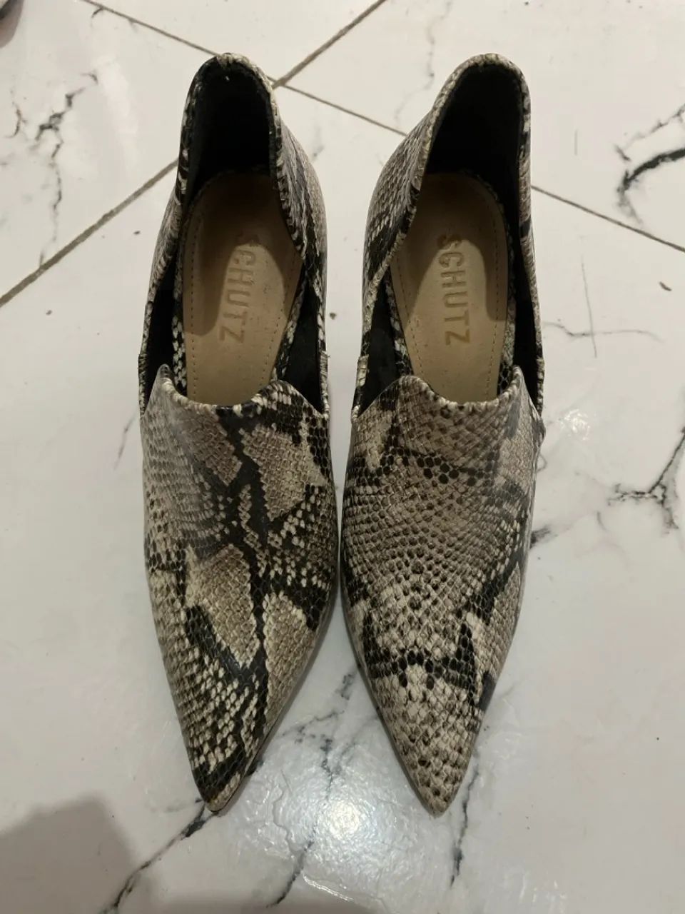 Scarpin Schutz Animal Print