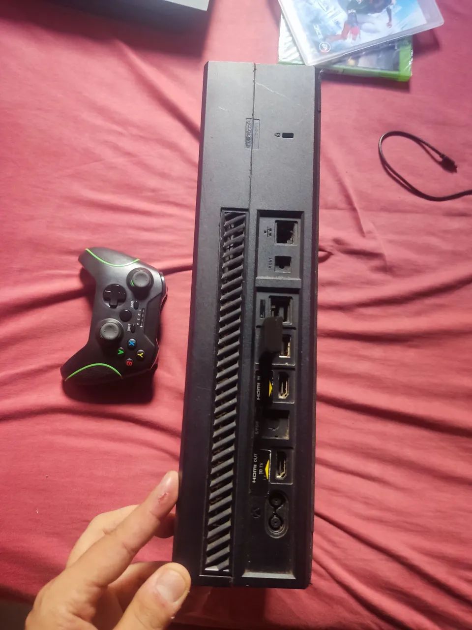 Xbox One c/ 3 jogos e controle.  - Foto 4