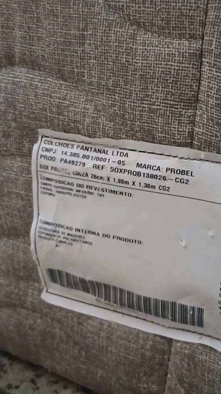 Cama Box Casal Probel Molas Ensacadas + Brinde Lençóis - Foto 3