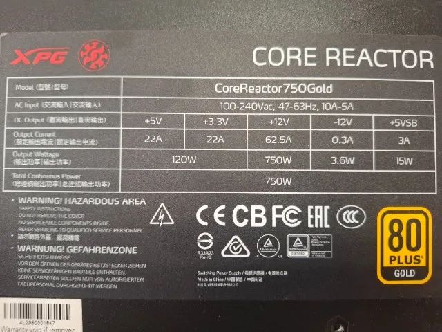 XPG Core reactor 750 Gold - Foto 5