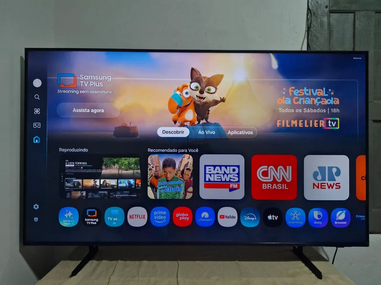 TV 55 polegadas Samsung 4k + painel TV nova