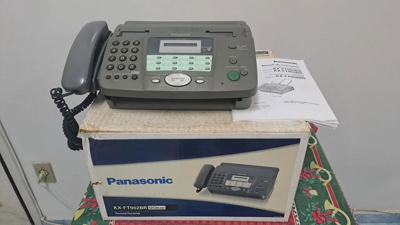 Fax Panasonic ( caixa e Manual )
