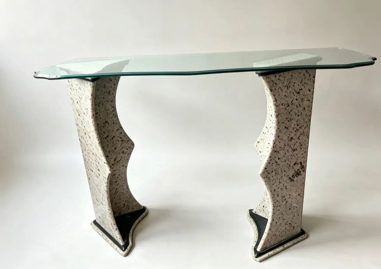 Mesa de entrada vidro temperado e base de granito  - Foto 3