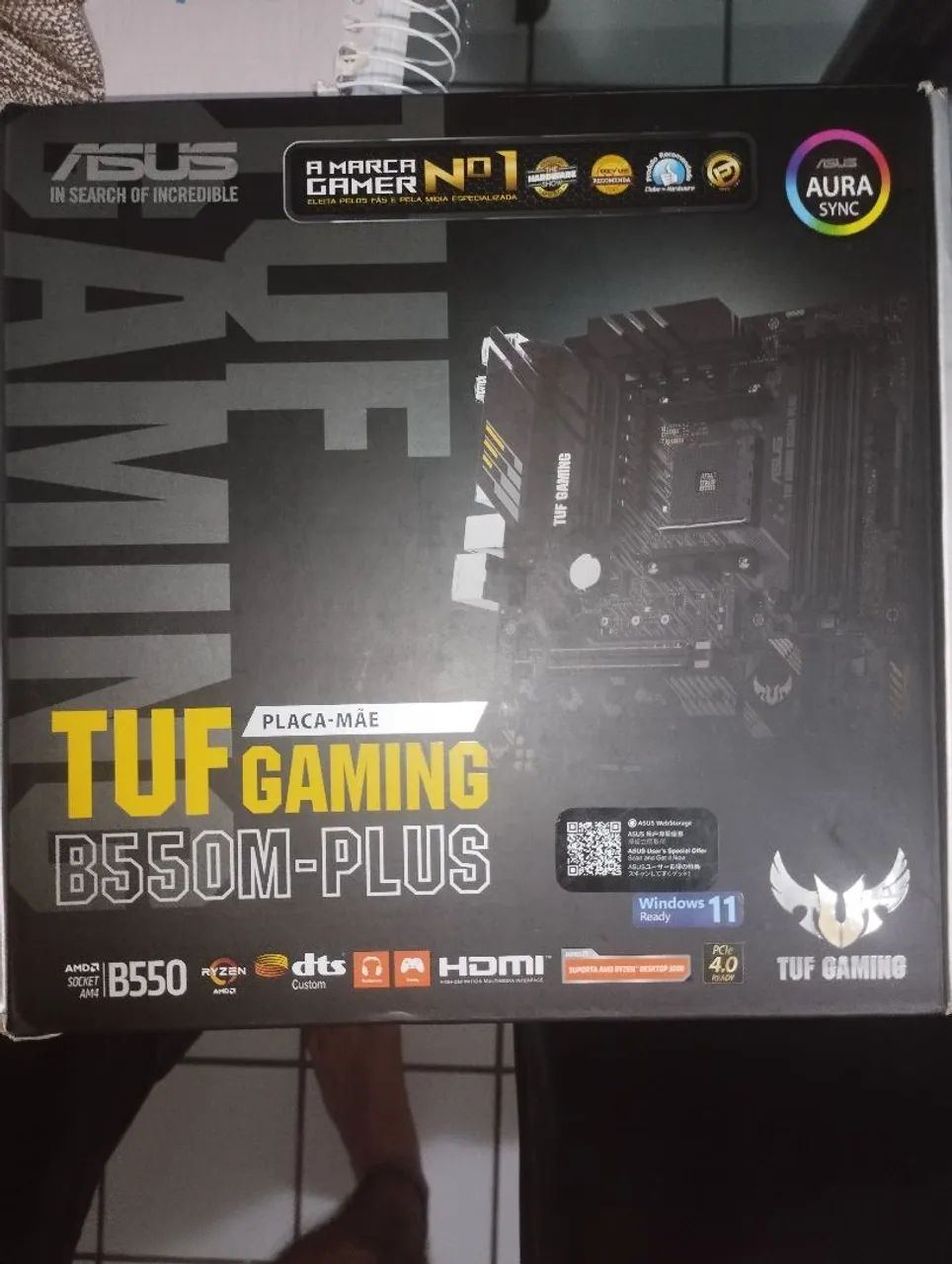 Placa mãe Asus tuf gaming b550m plus - Foto 4