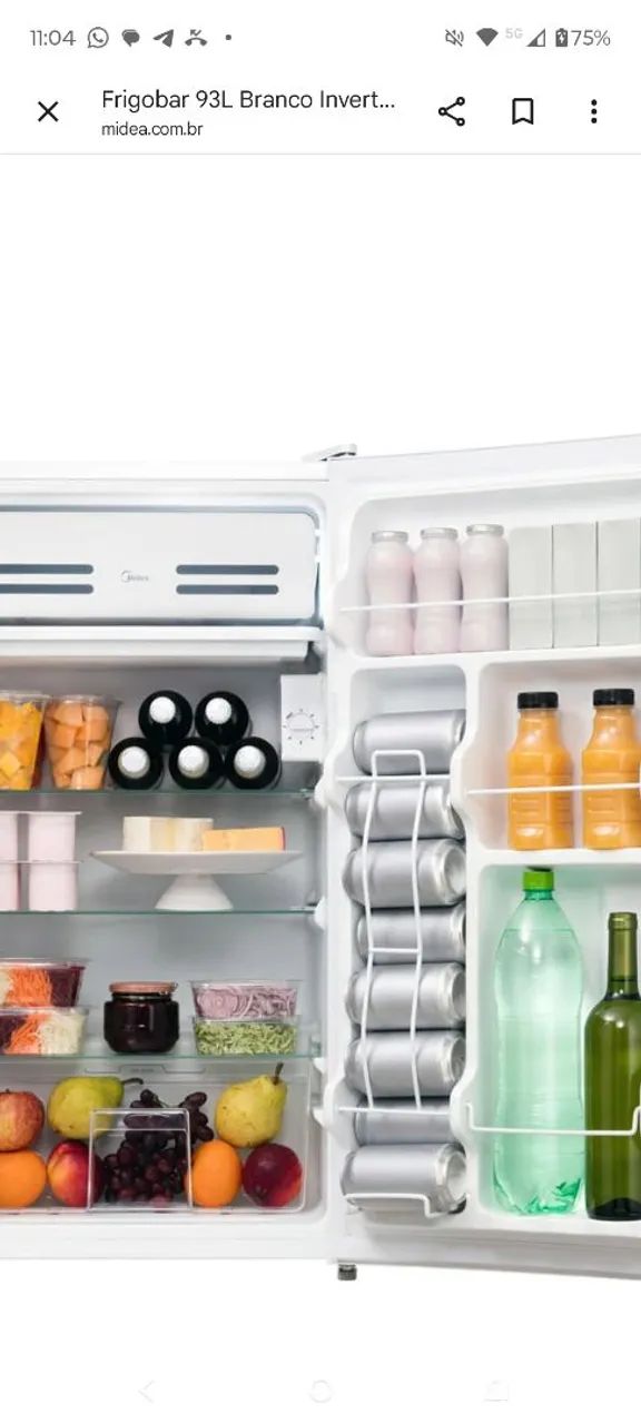 Frigobar Midea 93 litros 