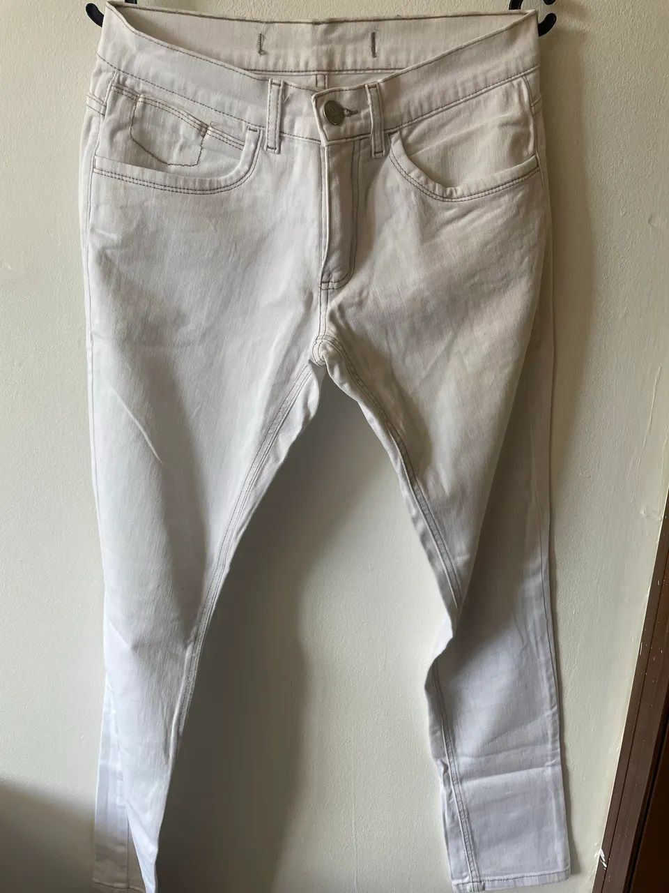 Calça masculina 38 - BRANCA - Foto 3